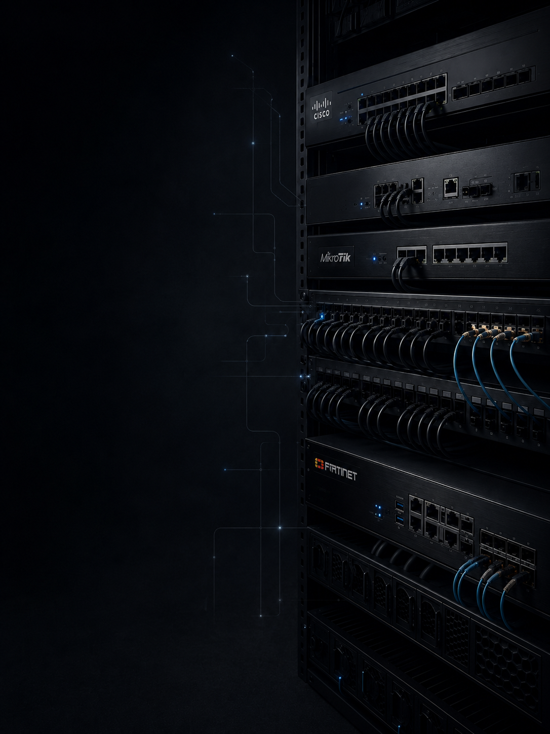 Enterprise networking, routing, core services, and secure network architecture